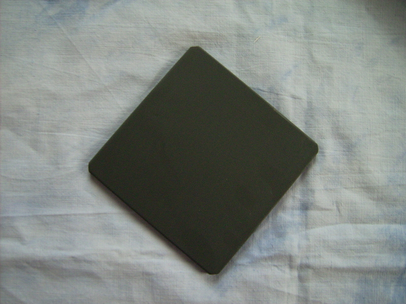 Schieferplatte, ca. 5x5x0,4 cm