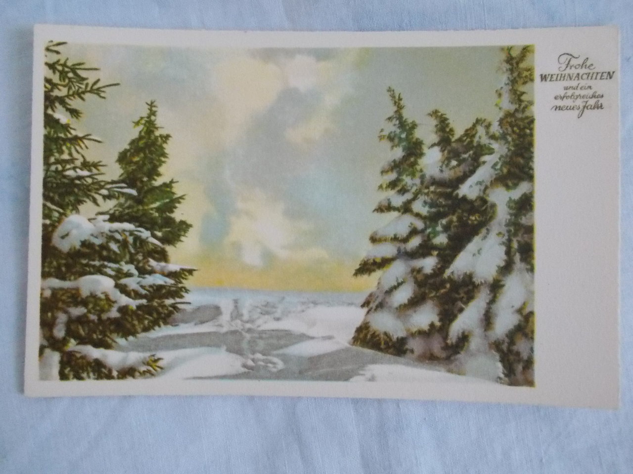 alte AK Postkarte Weihnachten 5